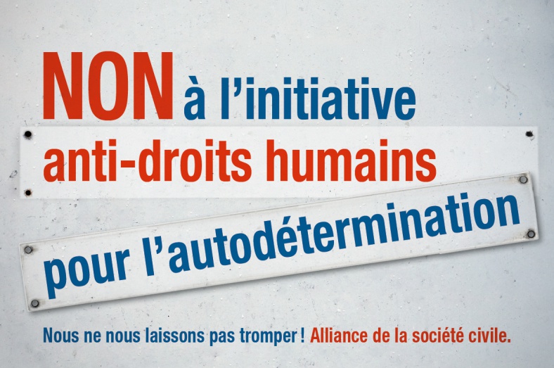 L’Initiative mensongère pour l’autodétermination